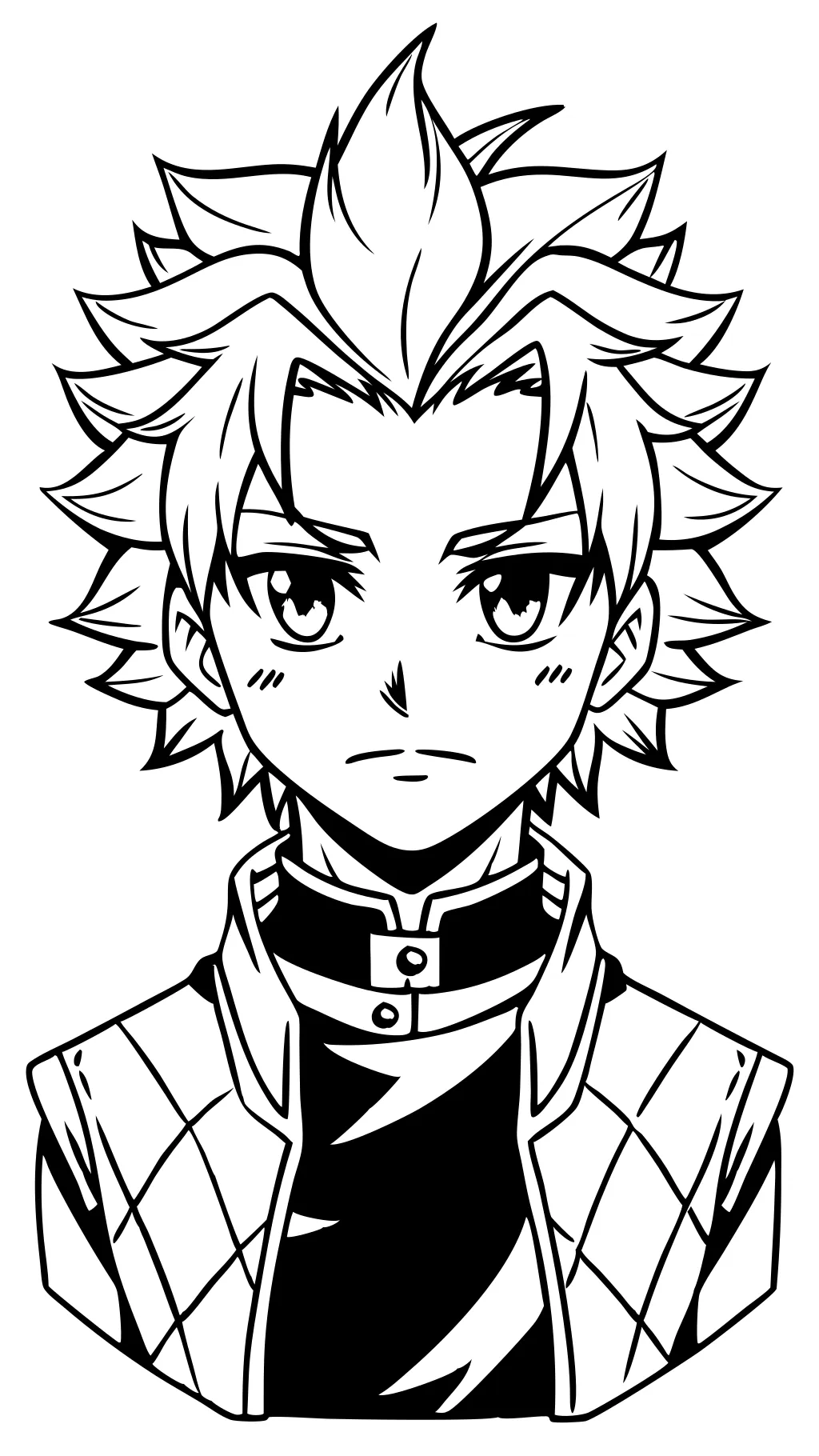 zenitsu coloring pages